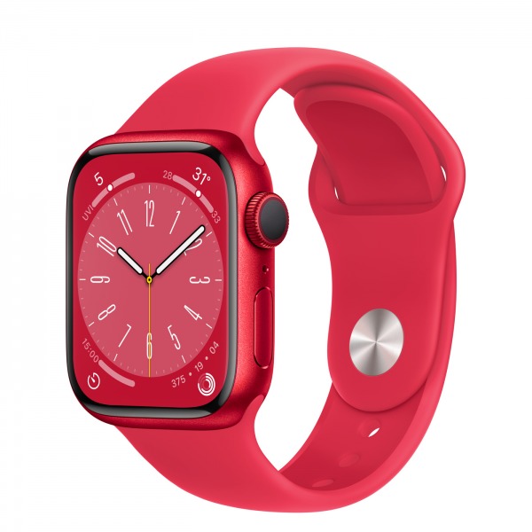 S8/45/GPS/TRAN/VIENNHOM/RED - Apple Watch Series 8 45mm Viền Nhôm Mới