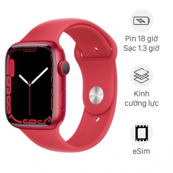 Apple Watch Series 7 41mm GPS Viền Nhôm Dây Cao Su Chính Hãng VN/A