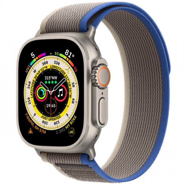 ULTRA/49/LTE/VIENTITANIUM/DAYTRAIL/VNA/GRAY - Apple Watch Ultra 49mm LTE Viền Titanium Dây Trail Chính Hãng VN/A